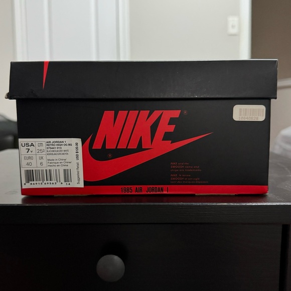 Air Jordan 1 Retro High OG GS Shadow - Size 7Y - Picture 4 of 6